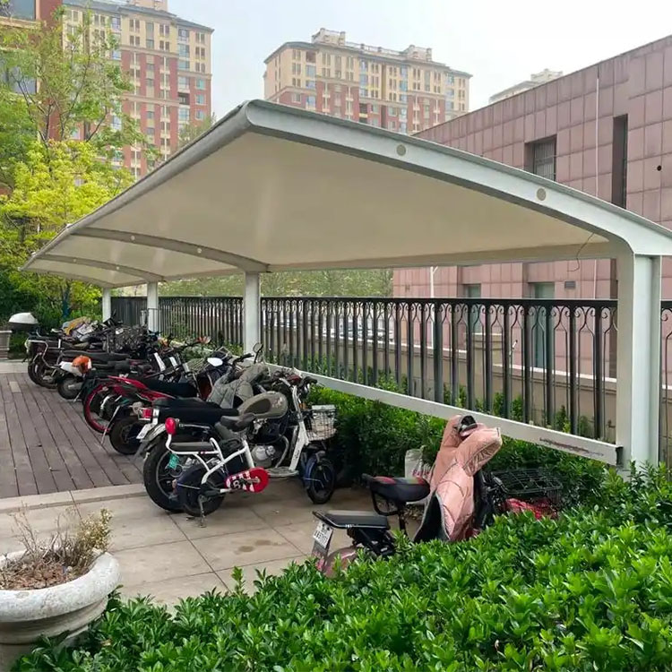 宿松县膜结构电动车棚